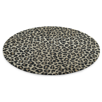 Leopard rund - multifunktionsmatta