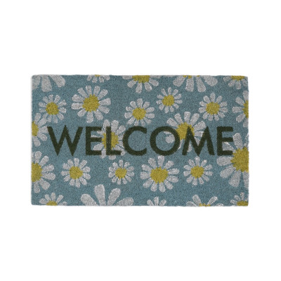 Ruco print Welcome daisies - dörrmatta i kokos