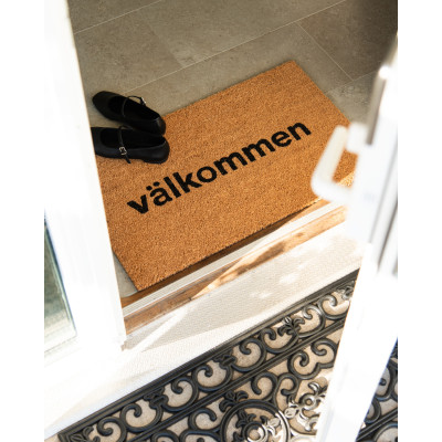 Välkommen - dörrmatta i kokos