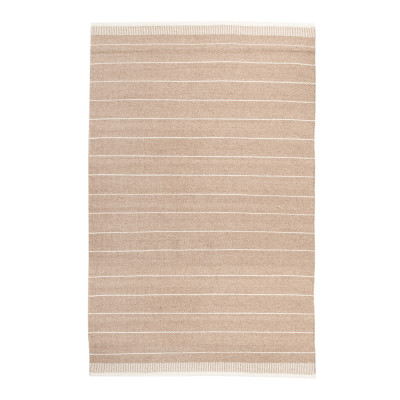 Ikast beige - handvävd ullmatta